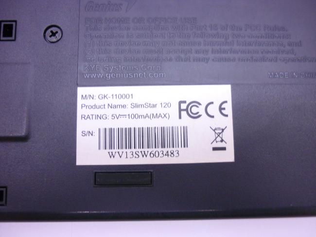Клавиатура Genius SlimStar 120