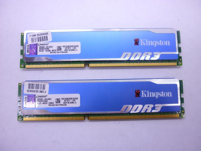 Оперативная память DDR3 8GB KIT 2x4GB Kingston HyperX Blu 