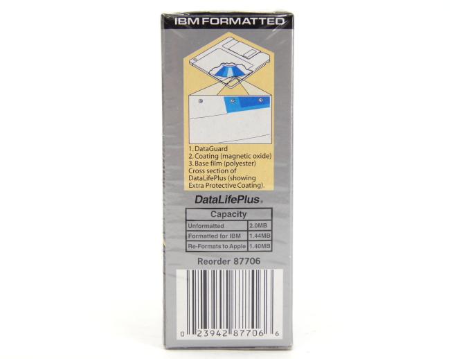 Дискеты 3.5 FDD Verbatim DataLifePlus 10шт BOX