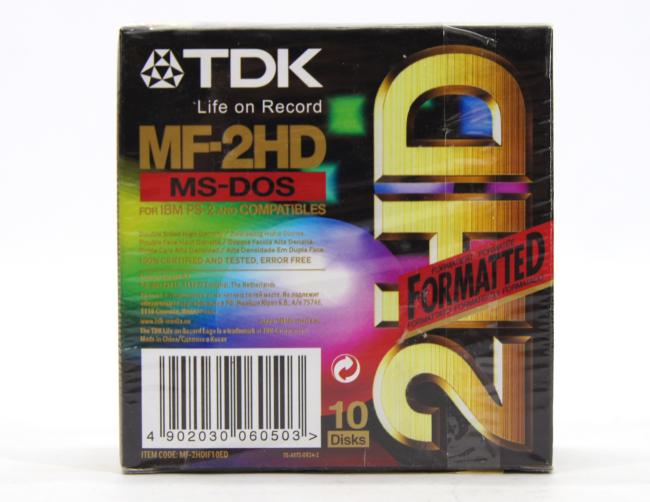 Дискеты 3.5 FDD TDK MF-2HD 10шт