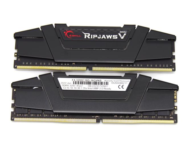 Оперативная память DDR4 16GB KIT 2x8GB G.Skill Ripjaws V