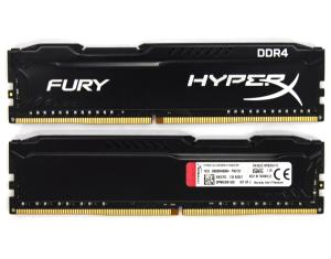 Оперативная память DDR4 16GB KIT 2x8GB Kingston HyperX Fury
