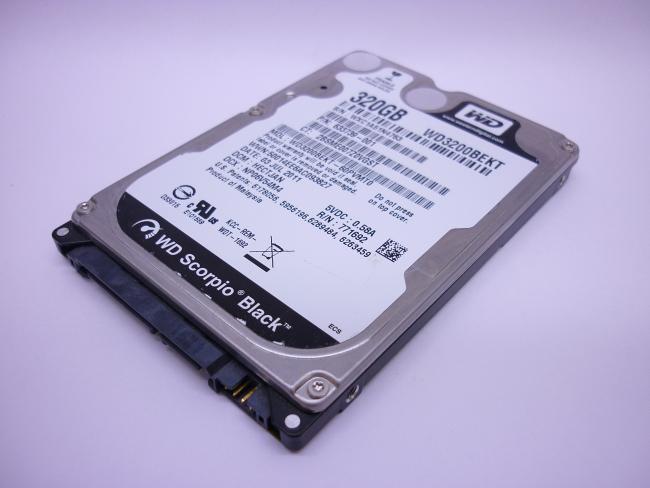 Жесткий диск 2.5" SATA 320GB WD Black