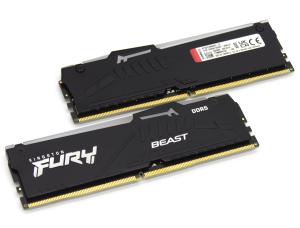 Оперативная память 32GB DDR5 KIT 2x16 Kingston FURY Beast Black RGB