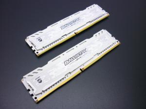 Оперативная память DDR4 8GB KIT 2x4GB Crucial Ballistix Sport White