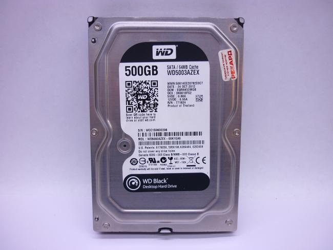 Жесткий диск 3.5 HDD 500GB WD Black