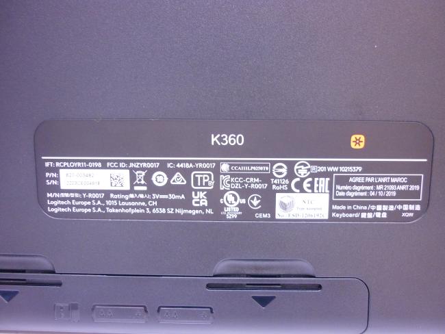 Беспроводная клавиатура Logitech K360