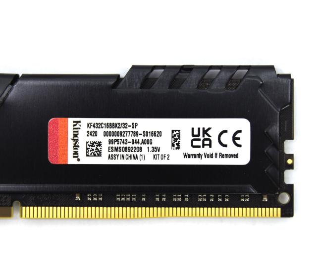 Оперативная память DDR4 32GB KIT 2x16GB Kingston Fury Beast KF432C16BBK2/32