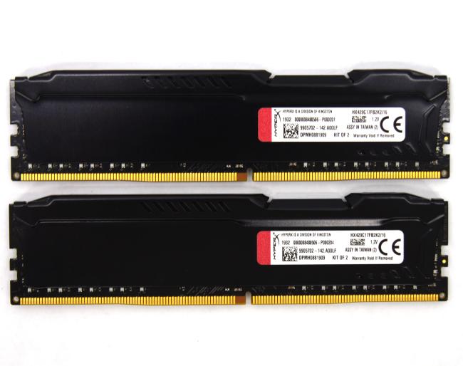 Оперативная память DDR4 16GB KIT 2x8GB HyperX Fury 2933MHz
