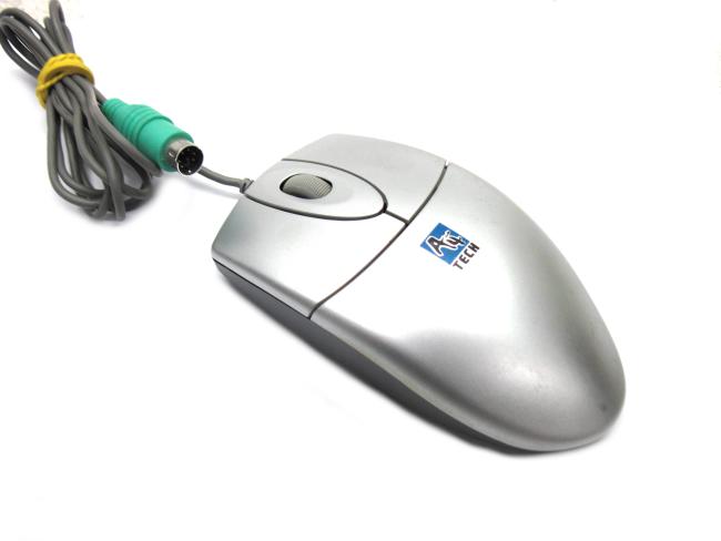 Оптическая мышь PS/2 A4Tech OP-620 (Silver)
