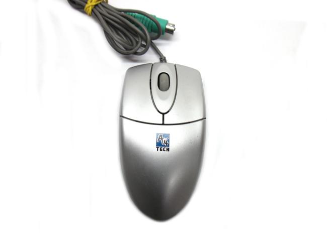 Оптическая мышь PS/2 A4Tech OP-620 (Silver)