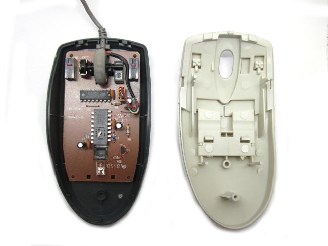 Оптическая мышь PS/2 A4Tech OP-620 (Silver)