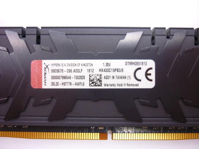 Оперативная память DDR4 8GB Kingston HyperX Predator