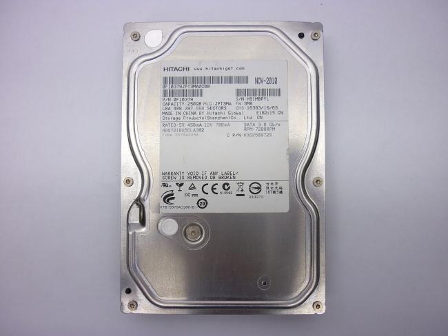 Жесткий диск 3.5" SATA 250GB Hitachi Deskstar 7K1000.C