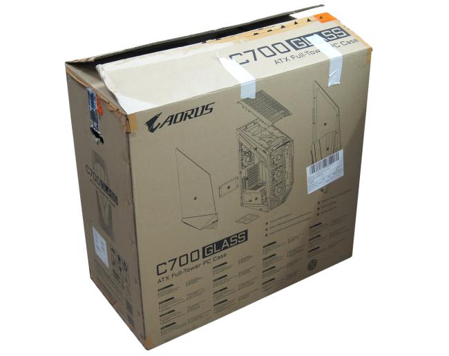 Корпус Gigabyte AORUS C700 Glass Black без БП