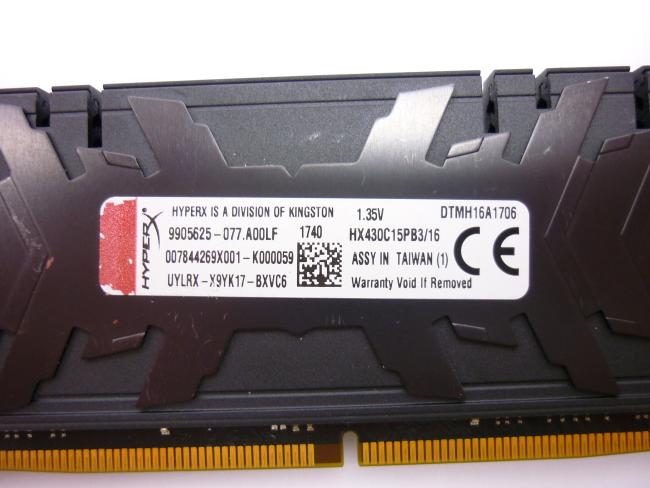 Оперативная память DDR4 16GB Kingston HyperX Predator