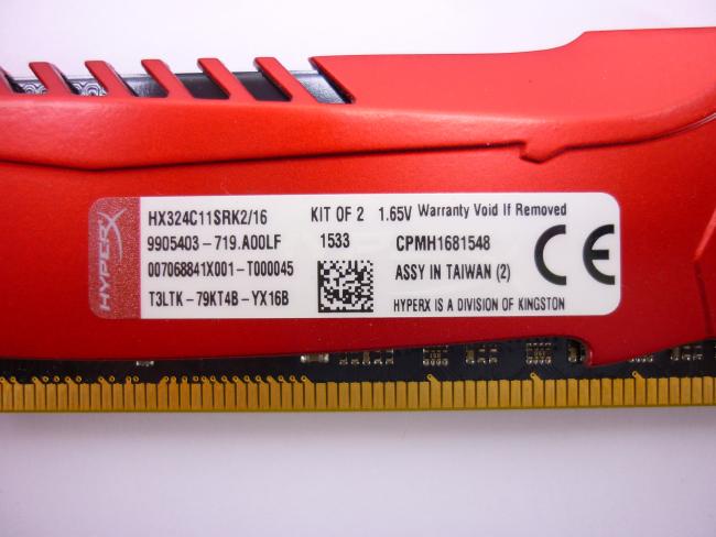 Оперативная память DDR3 16GB KIT 2x8GB Kingston HyperX Savage