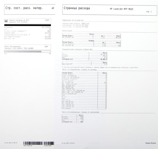 МФУ HP LaserJet Enterprise M632h