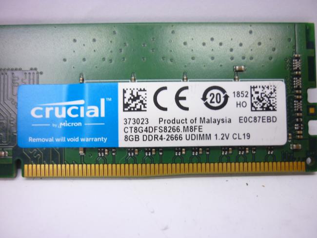 Оперативная память DDR4 8GB Crucial 