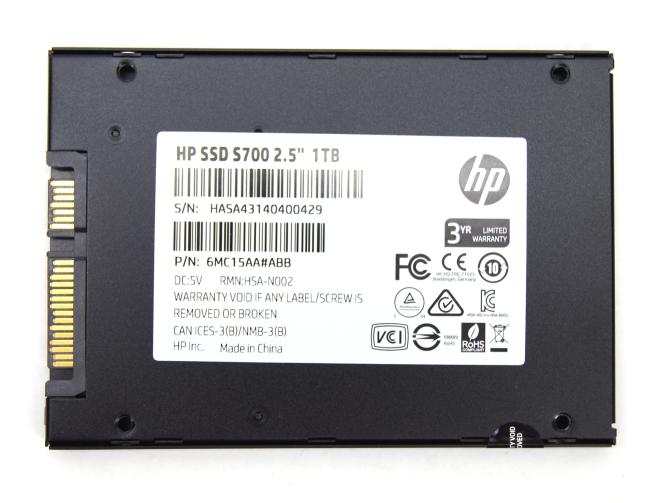 Твердотельный накопитель 1TB SSD SATA HP S700 6MC15AA