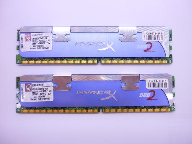 Оперативная память DDR2 2GB KIT 2x1GB Kingston HyperX