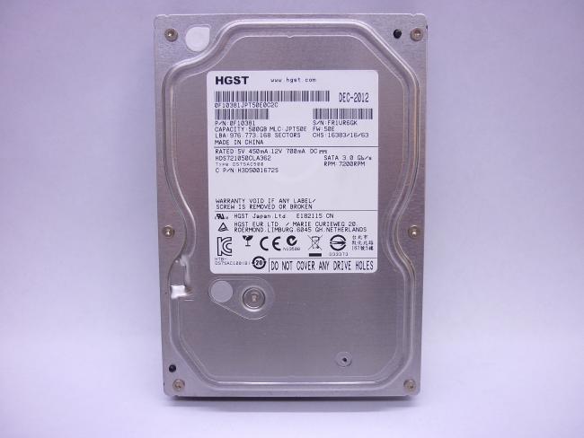 Жесткий диск 3.5 HDD 500GB HGST 