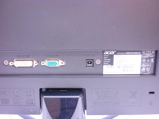 Монитор 24" Acer G246HYL bd царапина