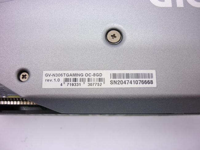 Видеокарта GIGABYTE Gaming GeForce RTX 3060 Ti OC 8Gb