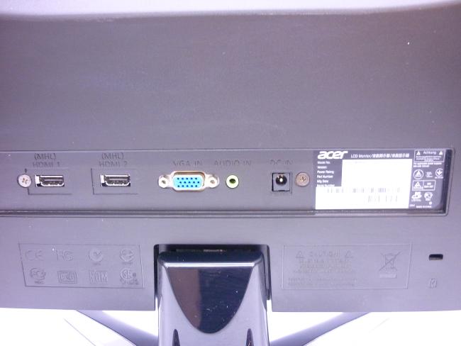Монитор 24" Acer G246HYL bmjj полоса битых пикселей