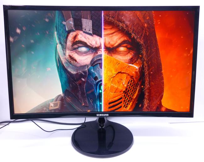 Изогнутый монитор 23.5" Samsung C24F390FHI