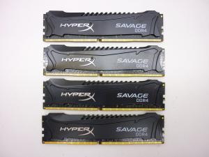 Оперативная память DDR4 32Gb KIT 4x8GB Kingston HyperX 