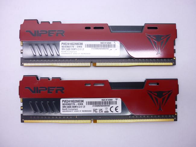 Оперативная память DDR4 16GB KIT 2x8GB Patriot Viper 